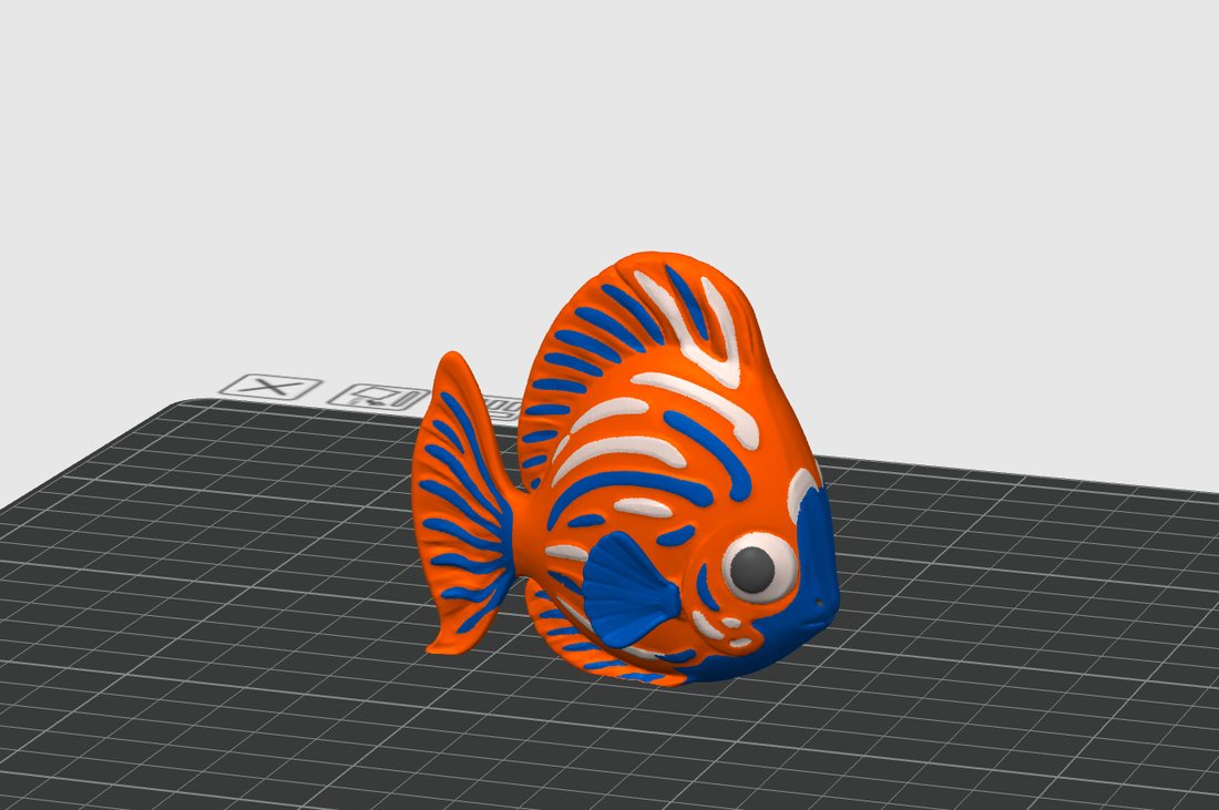 Discus on the build plate