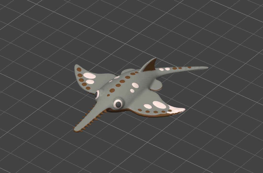 Sawfish on the build plate